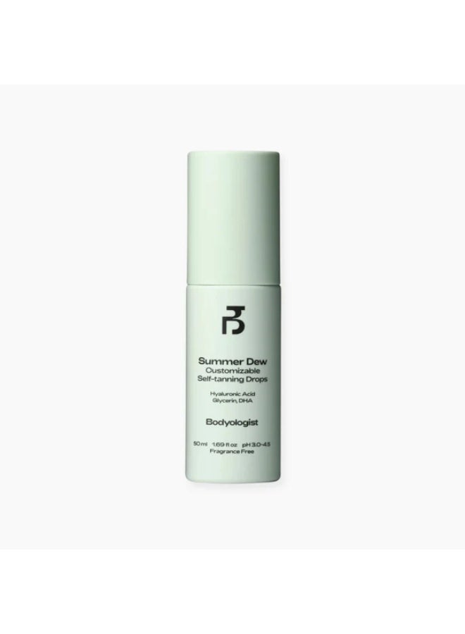 Bodyologist Summer Dew Customizable Self-tanning Drops 50ml - Image 1